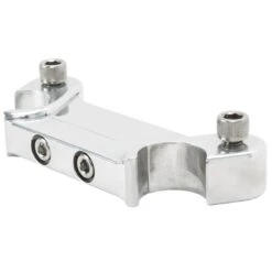 Speedometer Gauge Riser Mount For 1 Inch T-Bar Handlebars - Polished 16 Speedometer Gauge Riser Mount For 1 Inch T-Bar Handlebars - Polished -Motor Parts Hub 009317 lowbrow customs speedometer gauge mount 1 in t bar handlebars polished 6