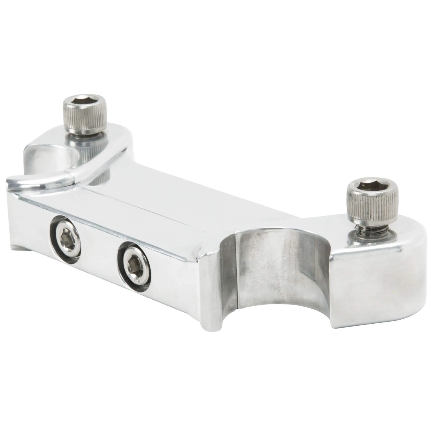 Speedometer Gauge Riser Mount For 1 Inch T-Bar Handlebars - Polished 5 Speedometer Gauge Riser Mount For 1 Inch T-Bar Handlebars - Polished - Image 5