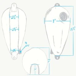 Ovate Axed Gas Tank - Super Narrow - 1.6 Gallon 22 Ovate Axed Gas Tank - Super Narrow - 1.6 Gallon -Motor Parts Hub 009386 lowbrow customs ovate gas tank specs