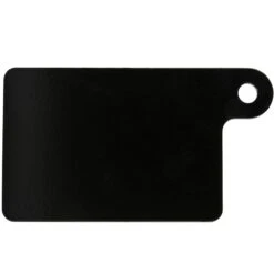 Motorcycle Inspection Sticker Mounting Plate 4.25 X 3 Inches - Black Aluminum