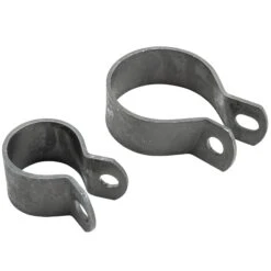 UL Front Pipe To Frame Clamp 2 Piece Set 1936-48 UL Harley- Davidson - Parkerized OEM # 65511-36