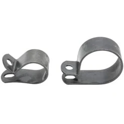 Front Pipe Exhaust Clamp 2 Piece Set 1937-1969 Harley-Davidson EL FL - Parkerized OEM # 65512-37 -Motor Parts Hub 009588 gasbox front pipe exhaust clamp 2 piece set 37 69 harley davidson el parkerized 3