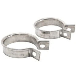 Exhaust Port Clamps 1952-1971 Harley-Davidson K And Sportster XL Models - Stainless Steel OEM # 65519-52 -Motor Parts Hub 009608 gasbox exhaust port clamps 52 71 harley davidson k sportster xl models stainless steel 3