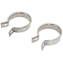 Exhaust Port Clamps 1952-1971 Harley-Davidson K And Sportster XL Models - Stainless Steel OEM # 65519-52 -Motor Parts Hub 009608 gasbox exhaust port clamps 52 71 harley davidson k sportster xl models stainless steel 4