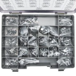 Chrome Plated Hex Head Bolts Assortment Tray (011) - Coarse Thread - 240 Piece -Motor Parts Hub 009710 colony tray 011 chrome plated hex head bolts assortment tray coarse thread 240 piece 3