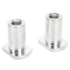 Axle Plate Threaded Bungs For 1936 - 1957 Harley-Davidson Big Twin Rigid Frames