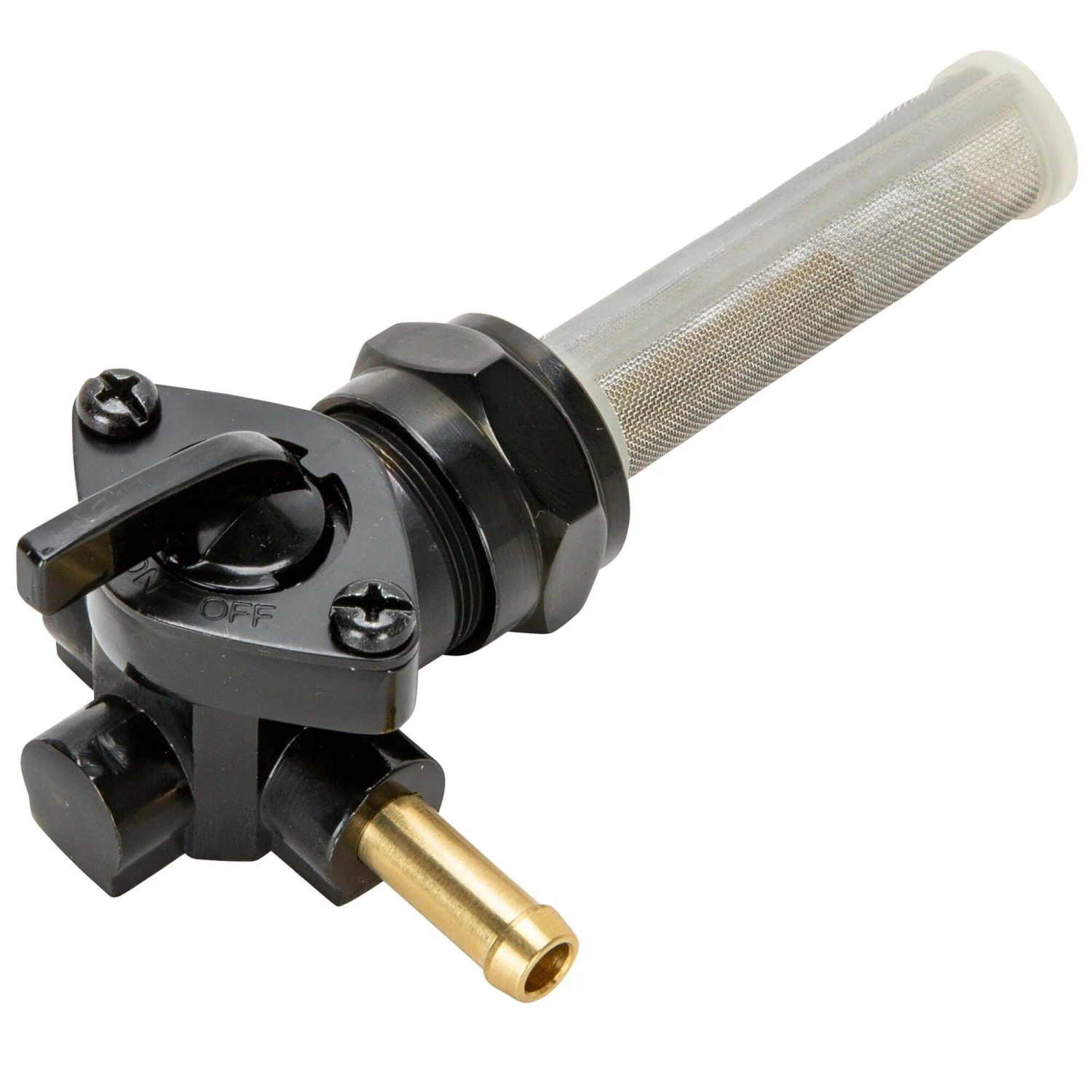 22mm Petcock Harley-Davidson Style - Black - Right Hand Outlet 2 22mm Petcock Harley-Davidson Style - Black - Right Hand Outlet - Image 2