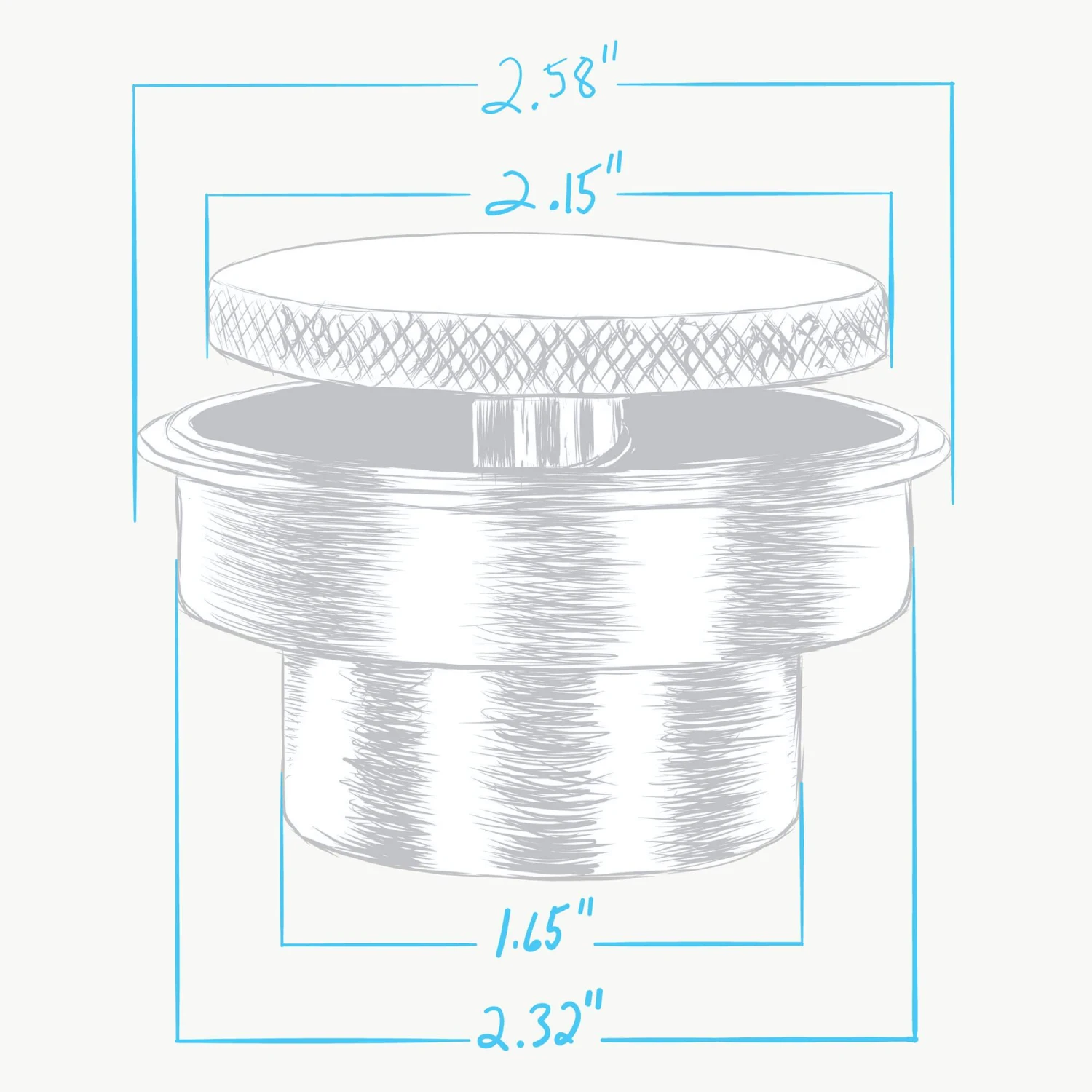 Custom Flush Mount Polished Stainless Steel Pop-Up Gas Cap And Weld In Bung 3 Custom Flush Mount Polished Stainless Steel Pop-Up Gas Cap And Weld In Bung - Image 3