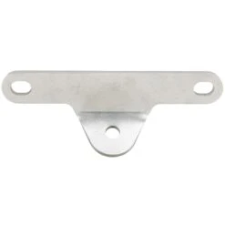 Bottom Mount Headlight Bracket - Harley Narrow Glide, Triumph, BSA - Tumbled Stainless