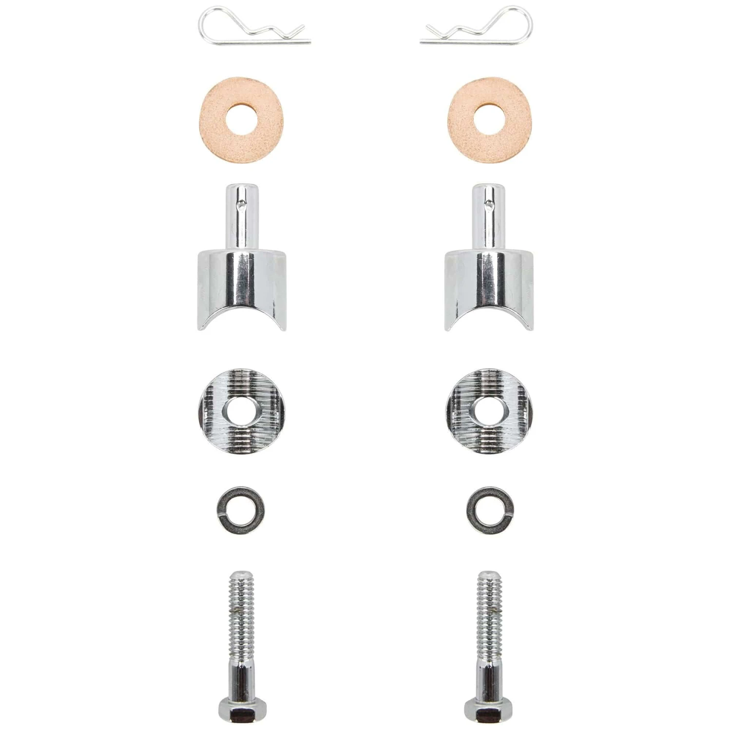 Solo Seat Bolt-On Spring Mounts - Chrome 2 Solo Seat Bolt-On Spring Mounts - Chrome - Image 2