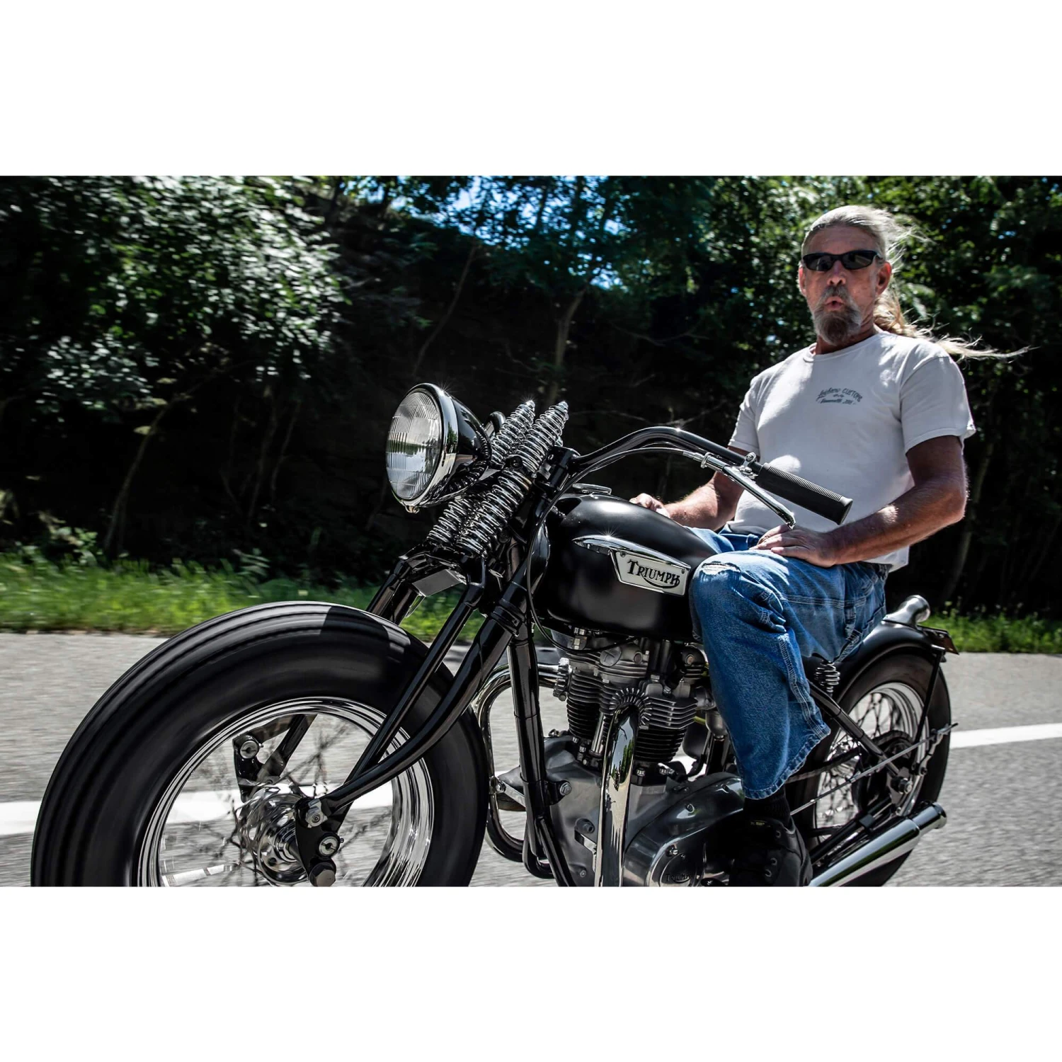 Springer Headlight 1936 - 1954 Harley-Davidson - Black With Chrome Bezel - 12 Volt 7 Springer Headlight 1936 - 1954 Harley-Davidson - Black With Chrome Bezel - 12 Volt - Image 7