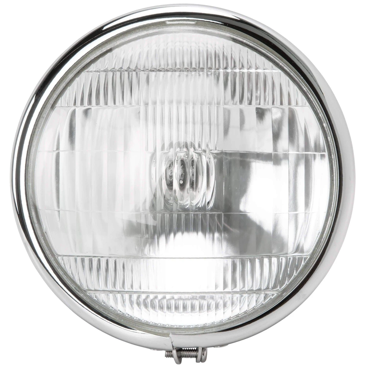 Springer Headlight 1936 - 1954 Harley-Davidson - Black With Chrome Bezel - 12 Volt 3 Springer Headlight 1936 - 1954 Harley-Davidson - Black With Chrome Bezel - 12 Volt - Image 3