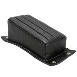 Bates Style Pillion P-Pad - Tuck-n-Roll - Black