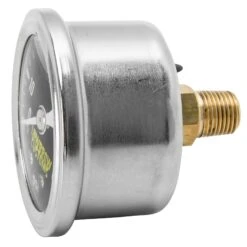 60 Psi Oil Pressure Gauge - Black Face -Motor Parts Hub 010004 lowbrow customs 60 psi oil pressure gauge black face 2