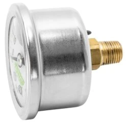 60 Psi Oil Pressure Gauge - White Face -Motor Parts Hub 010005 lowbrow customs 60 psi oil pressure gauge white face 4