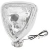 Aris Style Triangular Headlight - Chrome