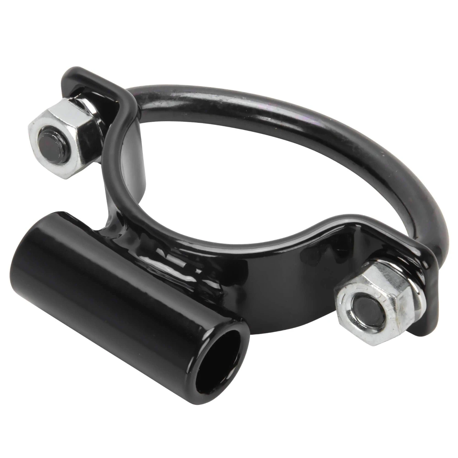 Black Universal Solo Seat Hinge / Pivot Bracket - Bolt-on 2 Black Universal Solo Seat Hinge / Pivot Bracket - Bolt-on - Image 2