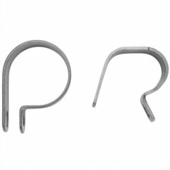 Front Pipe To Frame Clamp Set For 1958 - 1969 Harley-Davidson FL Models - Parkerized - OEM # 65513-58, 65512-37A -Motor Parts Hub 010226 the gasbox front pipe frame clamp set 1958 69 harley davidson fl models parkerized oem65513 58 65512 37a 3