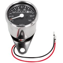 Mini 1:1 Ratio Mechanical Speedometer - 2.4 Inch -Motor Parts Hub 010259 cycle standard mini 1to1 ratio mechanical speedometer 2.4in 1