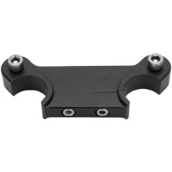 Speedometer Gauge Riser Mount For 1.25 Inch T-Bar Handlebars - Black