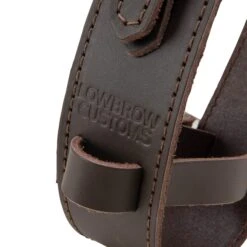 Leather Fuel Reserve Bottle Carrier - Brown -Motor Parts Hub 010406 lowbrow customs leather fuel reserve bottle carrier brown 4 47680353 fc0b 4eb3 9ecf 07f63216aa75