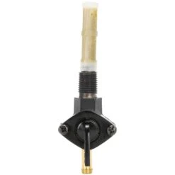 1/4 Inch NPT Petcock Black - Straight