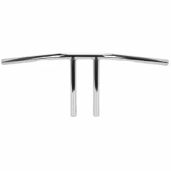 T-Bars Handlebars - 10 Inch Rise - 1 Inch - Chrome -Motor Parts Hub 010524 LowbrowCustomsT BarsHandlebars10inRise1in Chrome 3
