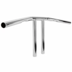 T-Bars Handlebars - 10 Inch Rise - 1 Inch - Chrome -Motor Parts Hub 010524 LowbrowCustomsT BarsHandlebars10inRise1in Chrome 4