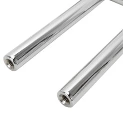 T-Bars Handlebars - 10 Inch Rise - 1 Inch - Chrome -Motor Parts Hub 010524 LowbrowCustomsT BarsHandlebars10inRise1in Chrome 7