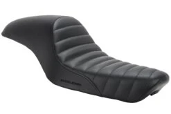 Americano 2-Up Cafe Seat - Tuck And Roll - Fits 1986-2003 Harley-Davidson Sportsters -Motor Parts Hub 010880 Saddlemen Americano Tuck And Roll Seat fits 1986 2003 Harley Davidson Sportsters 3