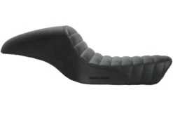 Americano 2-Up Cafe Seat - Tuck And Roll - Fits 1986-2003 Harley-Davidson Sportsters -Motor Parts Hub 010880 Saddlemen Americano Tuck And Roll Seat fits 1986 2003 Harley Davidson Sportsters 4