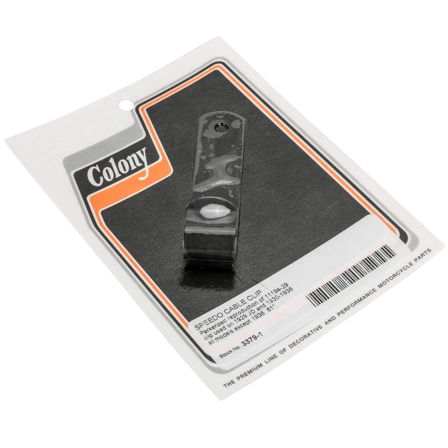 #3379-1 Speedometer Cable Clip 1929 Harley-Davidson JD And 1930-36 All Models 1 #3379-1 Speedometer Cable Clip 1929 Harley-Davidson JD And 1930-36 All Models