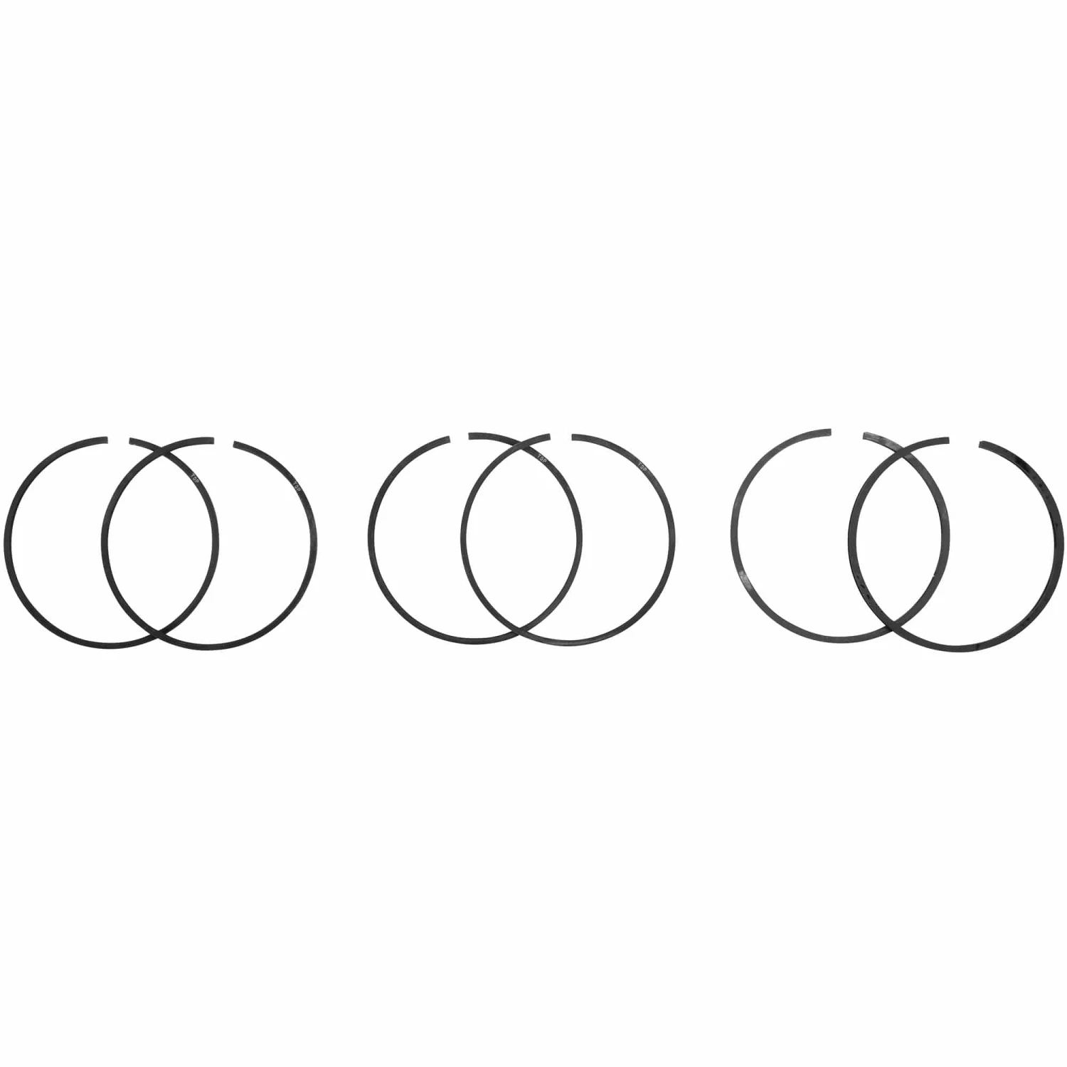 Piston Rings For Triumph 650 C.c. Motorcycles - .060 Over 1 Piston Rings For Triumph 650 C.c. Motorcycles - .060 Over