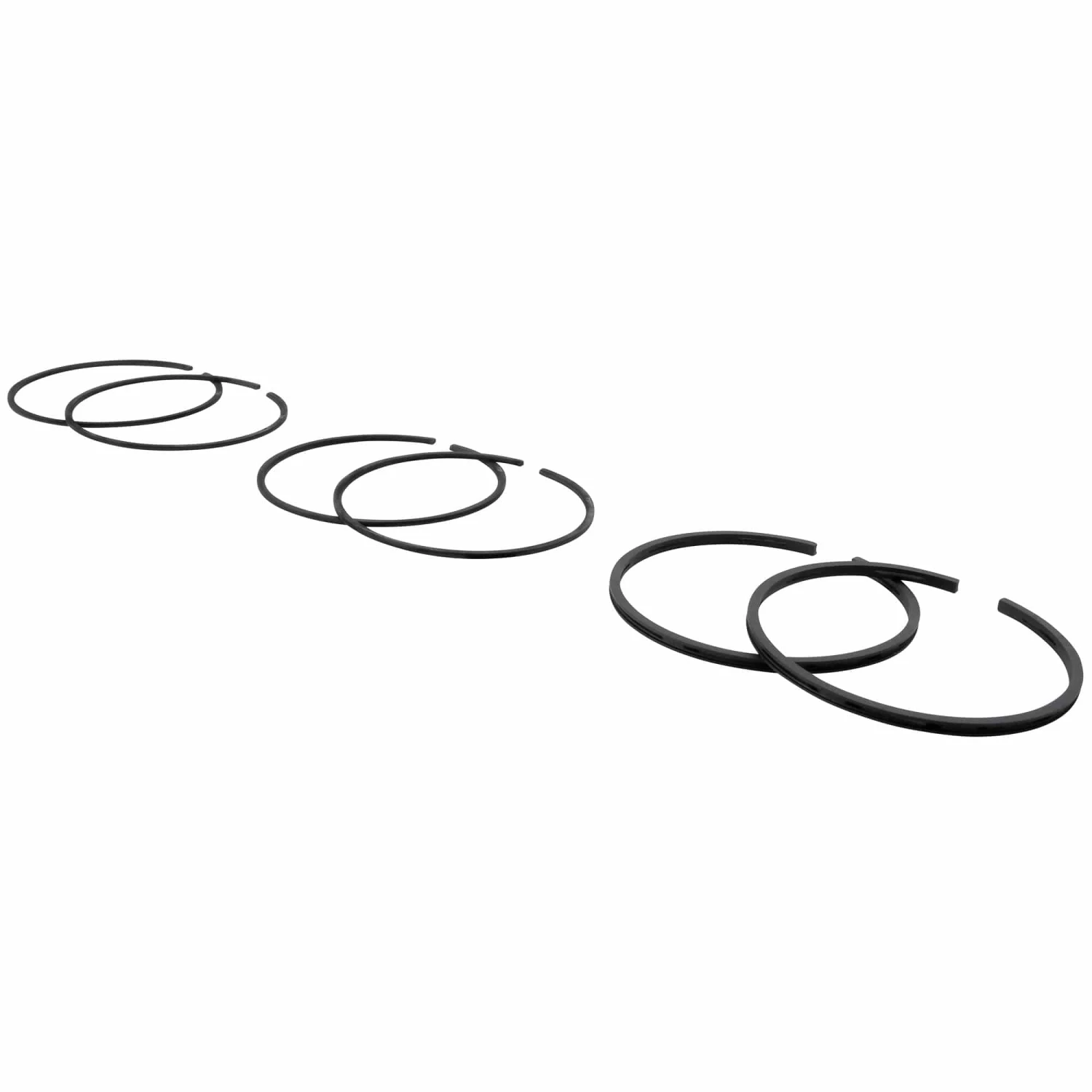 Piston Rings For Triumph 650 C.c. Motorcycles - .060 Over 3 Piston Rings For Triumph 650 C.c. Motorcycles - .060 Over - Image 3