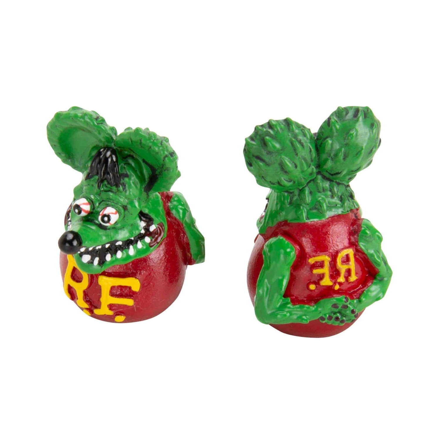 Rat Fink Air Valve Caps - Green 1 Rat Fink Air Valve Caps - Green