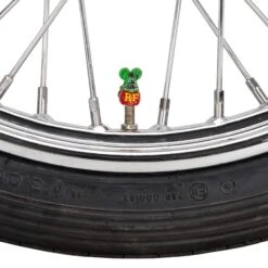 Rat Fink Air Valve Caps - Green 7 Rat Fink Air Valve Caps - Green -Motor Parts Hub 011038 Mooneyes Rat Fink Air Valve Caps Green 4