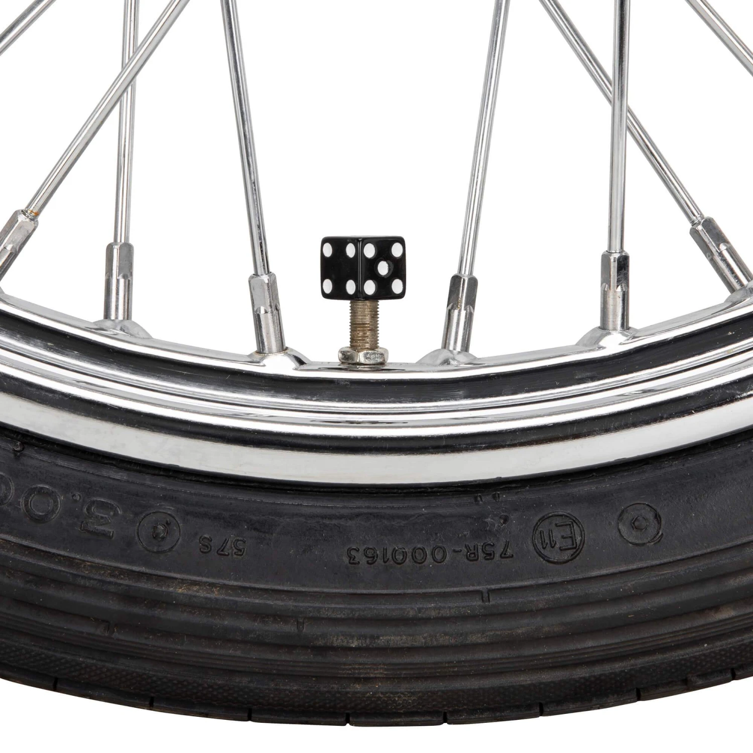 Dice Air Valve Caps - Black 3 Dice Air Valve Caps - Black - Image 3