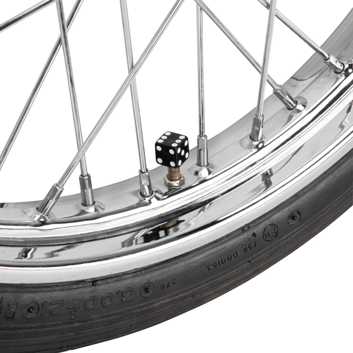 Dice Air Valve Caps - Black 4 Dice Air Valve Caps - Black - Image 4