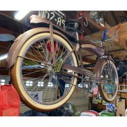 LOWBROW Stamped Aluminum Bicycle License Plate -Motor Parts Hub 011133 011706 LOWBROW Stamped Aluminum Bicycle License Plate Installed 1