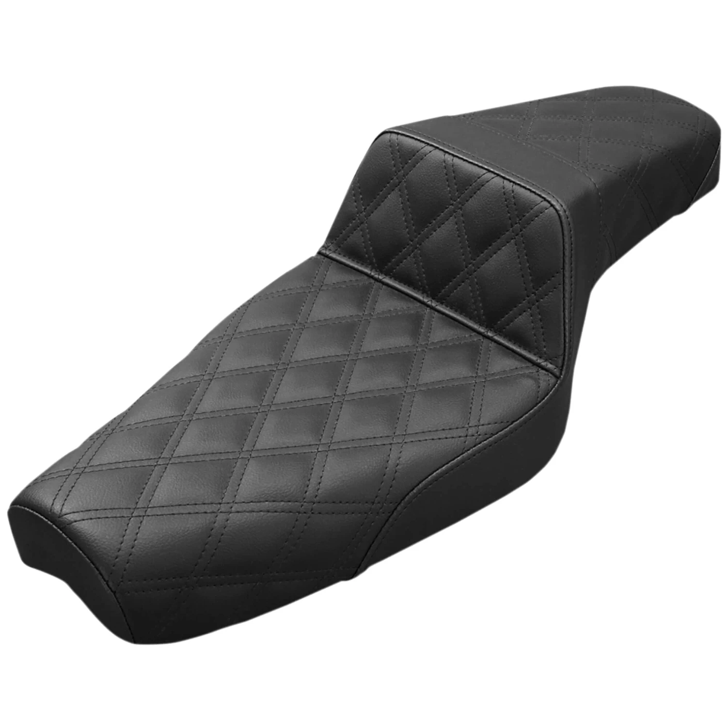 Step Up Seat - Lattice Stitched - Fits 1977-2003 Harley-Davidson Sportsters 1 Step Up Seat - Lattice Stitched - Fits 1977-2003 Harley-Davidson Sportsters