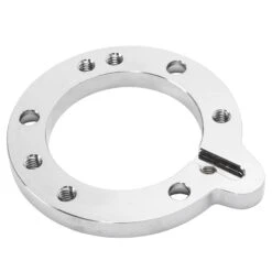 S&S Super E/G Carburetor Adapter For CV Air Cleaners - Chrome -Motor Parts Hub 011415 Cycle Standard SandS Super E G Carburetor Adapter for CV Air Cleaners Chrome 4