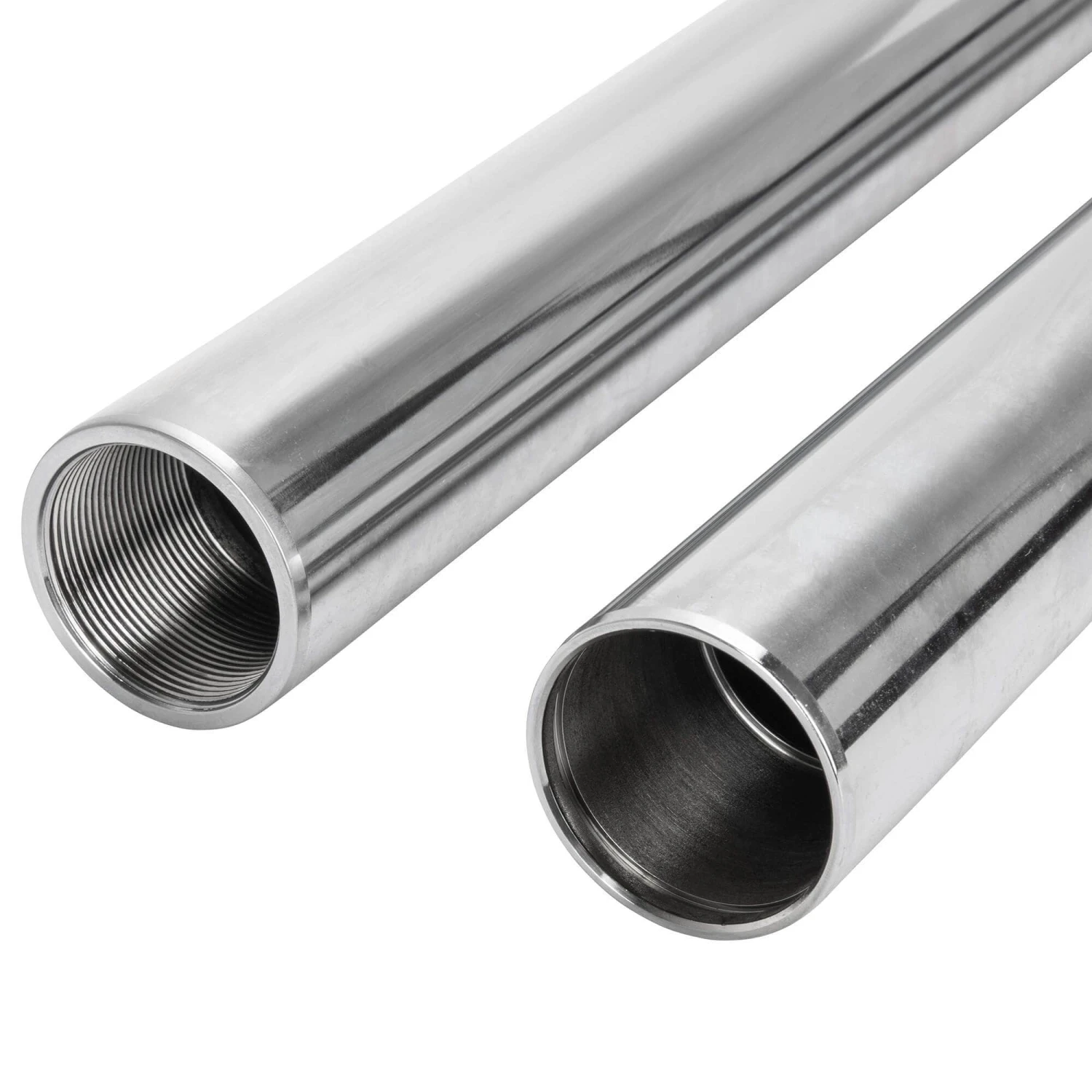 41MM Chrome Fork Tubes - 26 Inch - 6 Over 2 41MM Chrome Fork Tubes - 26 Inch - 6 Over - Image 2