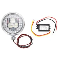 2-3/4 Inch Pancake Headlight - Clear Lens -Motor Parts Hub 011482 FNA 2 3 4in Pancake Headlight Clear Lens 1