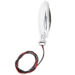 2-3/4 Inch Pancake Headlight - Clear Lens -Motor Parts Hub 011482 FNA 2 3 4in Pancake Headlight Clear Lens 5