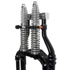 Hardbody Antique Style Springer Front End - 2 Inch Under Length - Black -Motor Parts Hub 011520 Mid USA Hardbody Antique Style Springer Front End 2 Inch Under Length Black 3