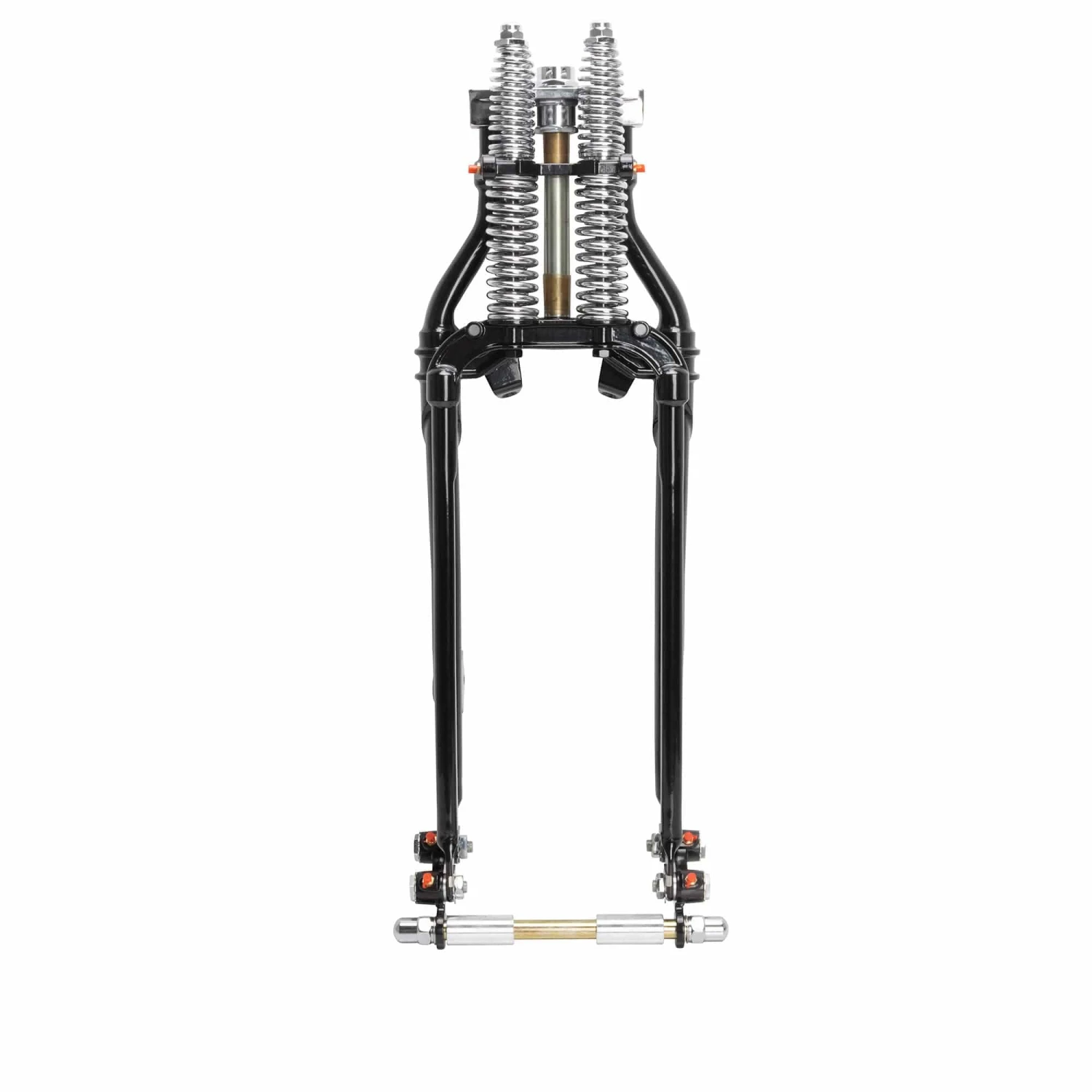 Hardbody Antique Style Springer Front End - 2 Inch Over Length - Black 2 Hardbody Antique Style Springer Front End - 2 Inch Over Length - Black - Image 2