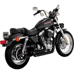 Shortshots Staggered Exhaust System - Black - 1999-2003 Harley-Davidson Sportster XL -Motor Parts Hub 011662 Vance and Hines Shortshots Staggered Exhaust System Black 1999 2003 Harley Davidson Sportster XL 1