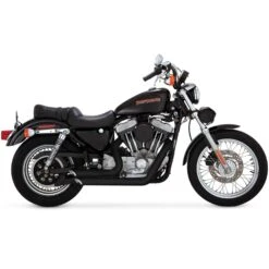 Shortshots Staggered Exhaust System - Black - 1999-2003 Harley-Davidson Sportster XL -Motor Parts Hub 011662 Vance and Hines Shortshots Staggered Exhaust System Black 1999 2003 Harley Davidson Sportster XL 3