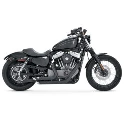Shortshots Staggered Exhaust System - Black - 2004-2013 Harley-Davidson Sportster XL -Motor Parts Hub 011664 Vance and Hines Shortshots Staggered Exhaust System Black 2004 2013 Harley Davidson Sportster XL 1
