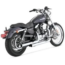 Straighshots Exhaust System - Chrome - 2004-2013 Harley-Davidson Sportster XL -Motor Parts Hub 011668 Vance and Hines Straighshots Exhaust System Chrome 2004 2013 Harley Davidson Sportster XL 2
